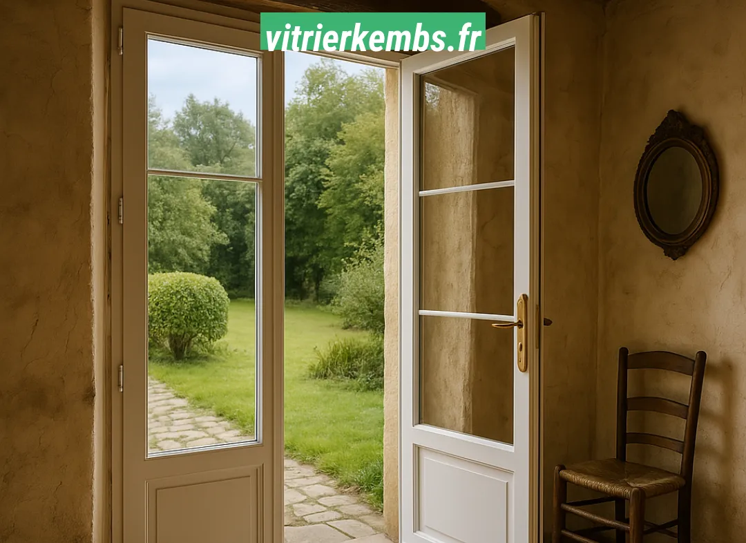 Installation de fenêtre en PVC Kembs